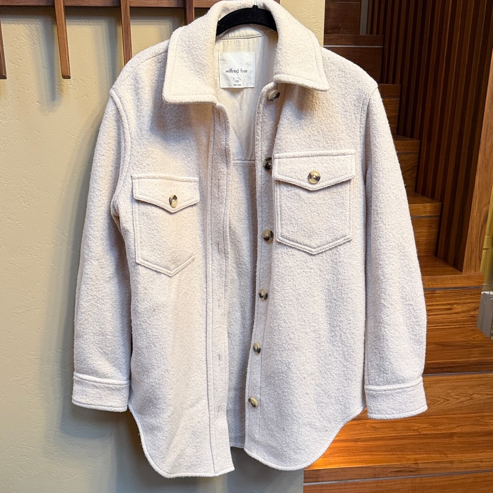 Wilfred Cream Teddy Jacket